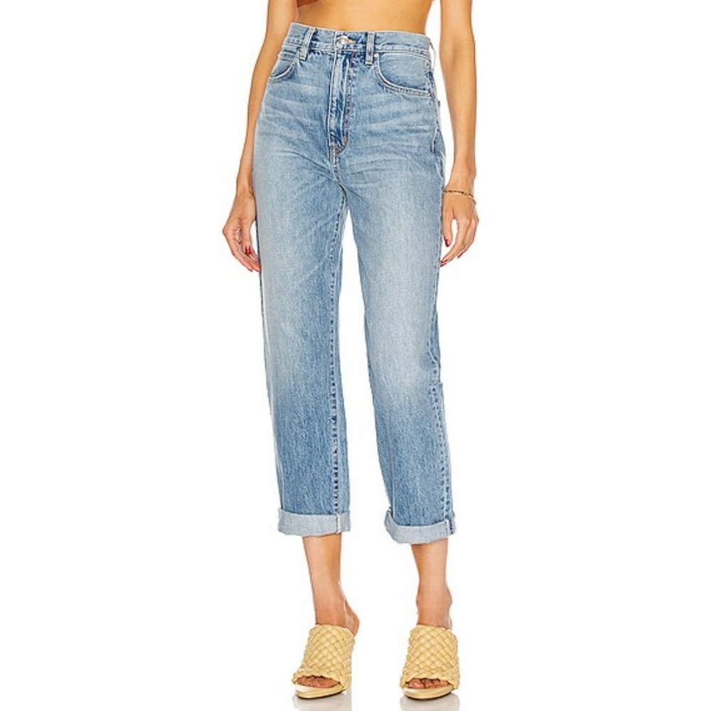 SLVRLAKE NWT Dakota High-Rise Relaxed Tapered Leg in Good Times